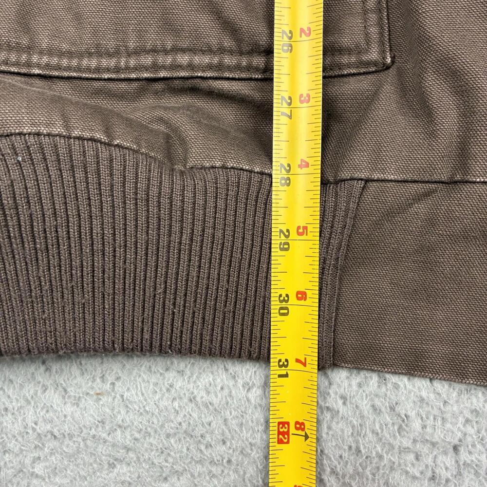 Big Smith Jacket Men’s 3XL Brown Duck Canvas Hooded Work Coat Heavy Lined - Picture 7 of 15